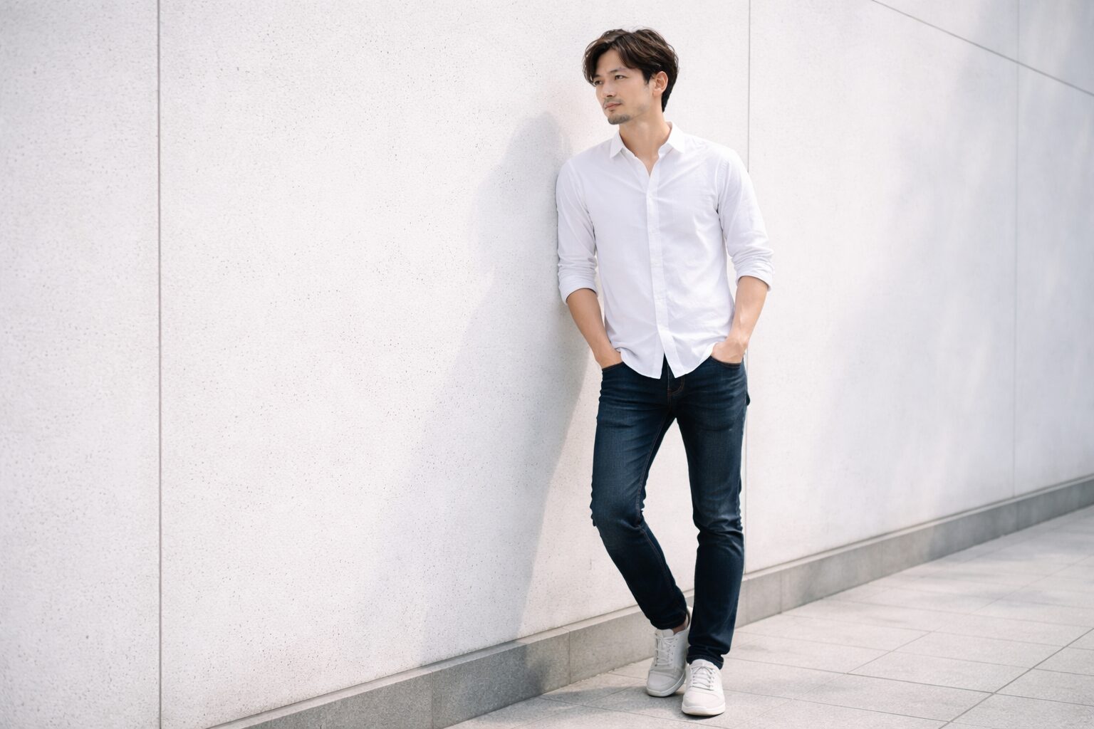 30代男性の服装はサイズ感が最優先｜ポイントは“調整”